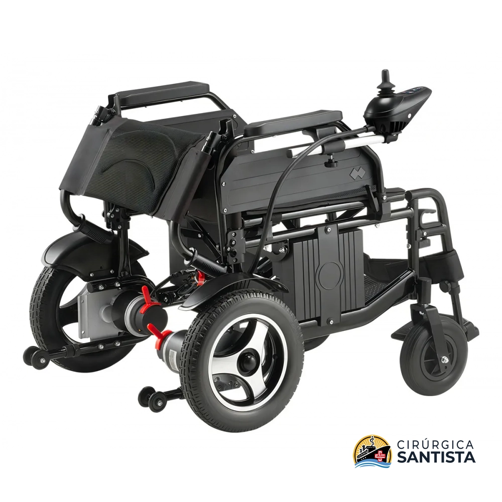 Cadeira De Rodas Motorizada Dobrável Dellamed D800 - 120kg - foto 4